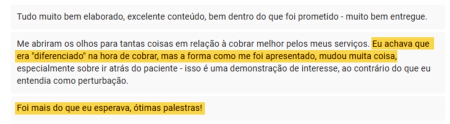 Depoimento de aluno da Comunidade Allers